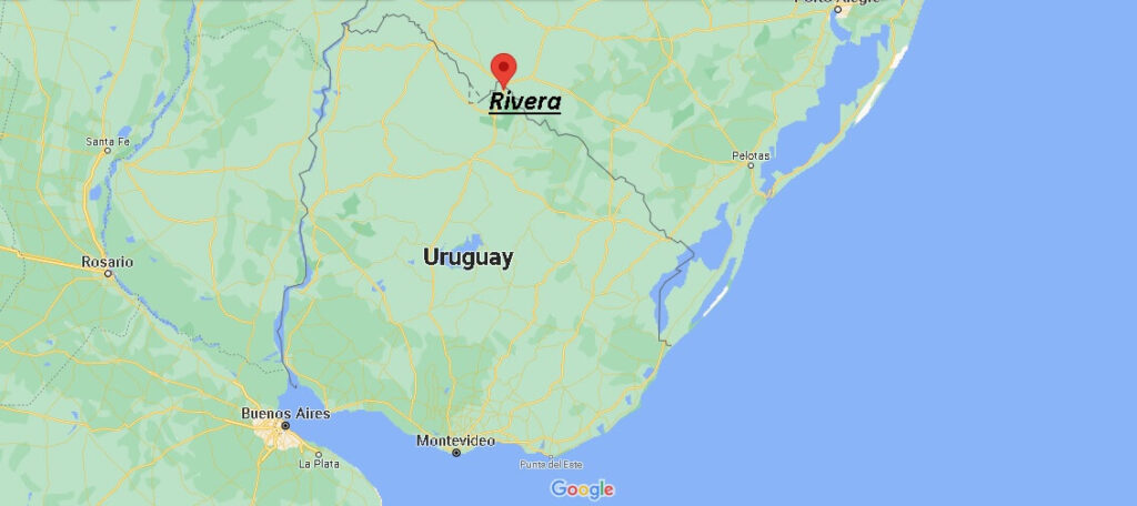 ¿Dónde está Rivera (Uruguay)