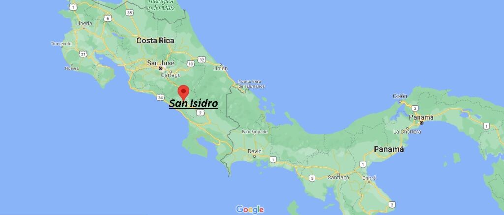 ¿Dónde está San Isidro (Costa Rica)