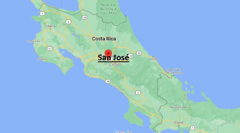 ¿Dónde está San José (Costa Rica)