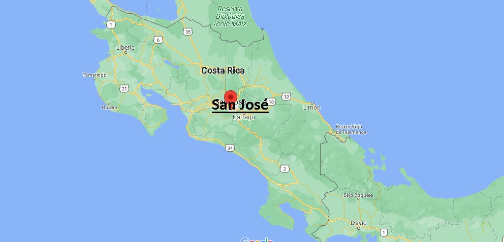 ¿Dónde está San José (Costa Rica)