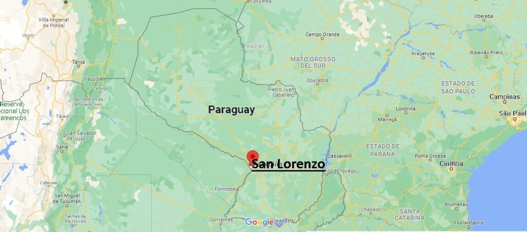 ¿Dónde está San Lorenzo (Paraguay)