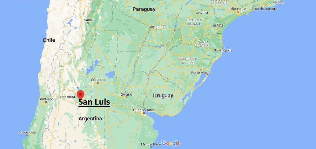 ¿Dónde está San Luis (Argentina)