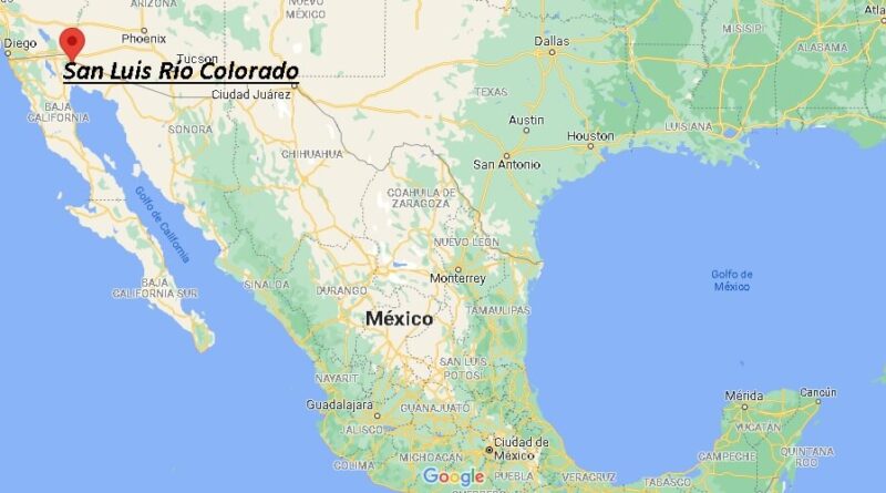 ¿Dónde está San Luis Río Colorado