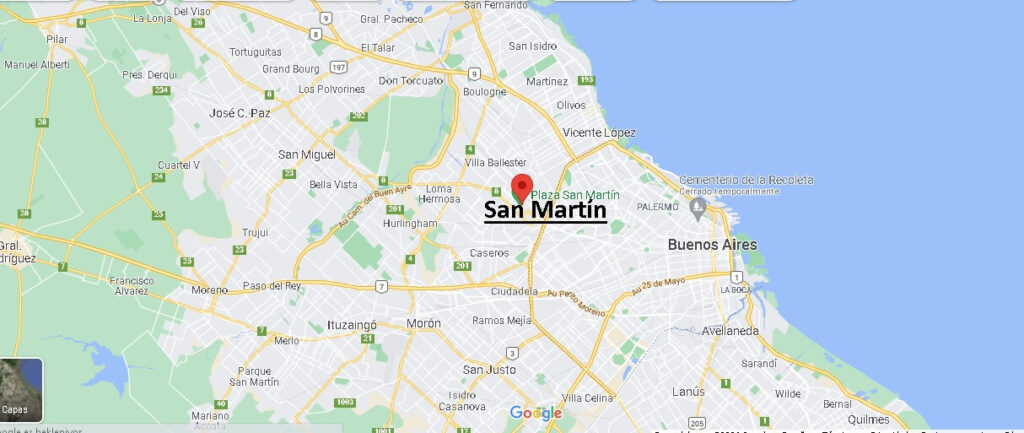 ¿Dónde está San Martín