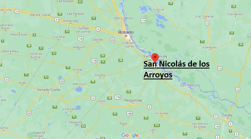 ¿Dónde está San Nicolás de los Arroyos