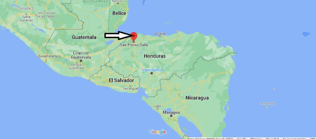 ¿Dónde está San Pedro Sula