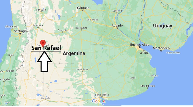 ¿Dónde está San Rafael en Argentina