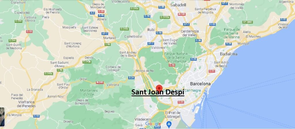 ¿Dónde está Sant Joan Despí