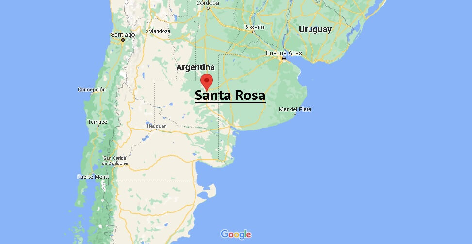 ¿Dónde está Santa Rosa en Argentina