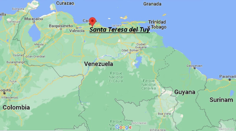 ¿Dónde está Santa Teresa del Tuy