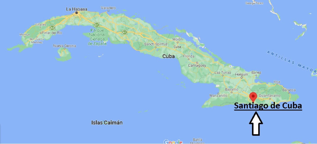 ¿Dónde está Santiago de Cuba