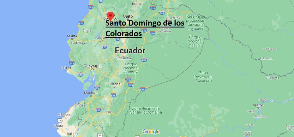 ¿Dónde está Santo Domingo de los Colorados