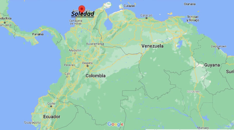 ¿Dónde está Soledad, Atlantico en Colombia