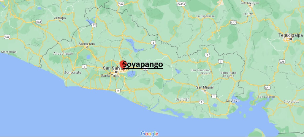 ¿Dónde está Soyapango