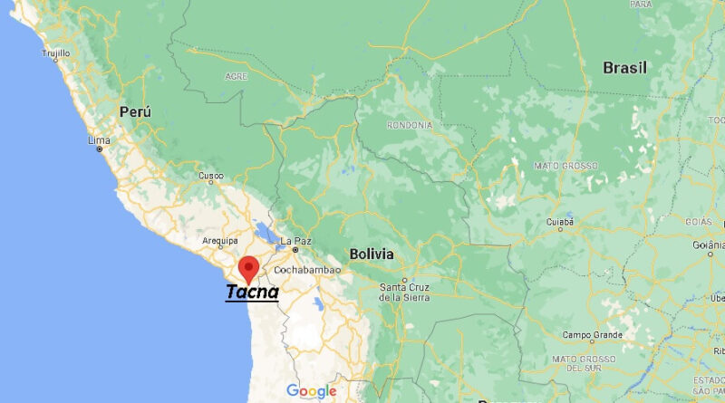 ¿Dónde está Tacna