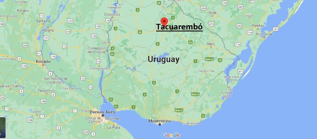 ¿Dónde está Tacuarembó