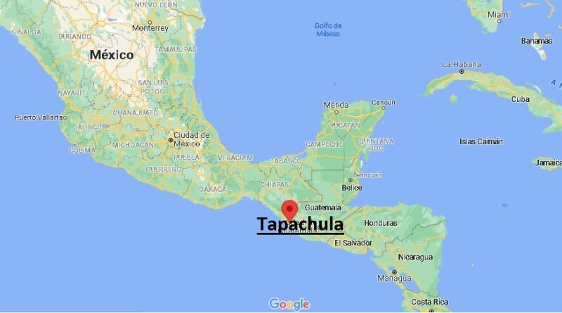 ¿Dónde está Tapachula