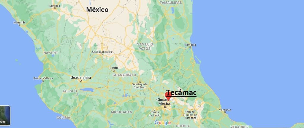 ¿Dónde está Tecámac Estado de México