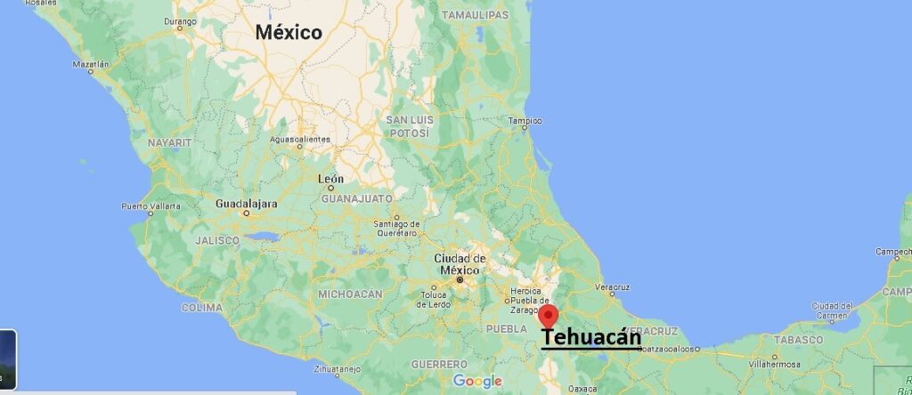 ¿Dónde está Tehuacán