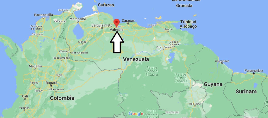 ¿Dónde está Valencia (Venezuela)