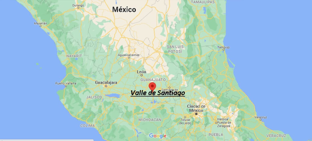 ¿Dónde está Valle de Santiago