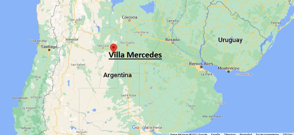 ¿Dónde está Villa Mercedes