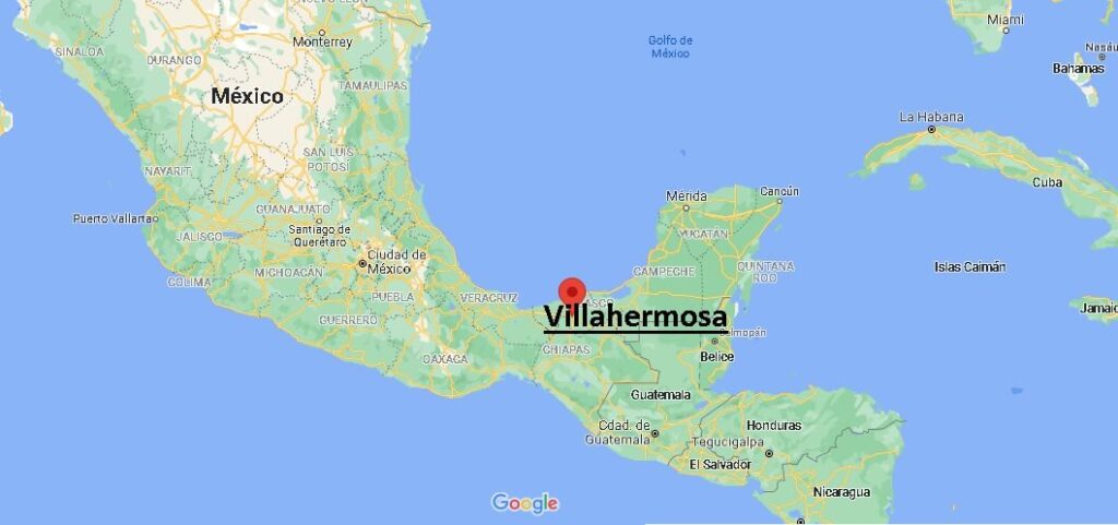 ¿Dónde está Villahermosa (Mexico)