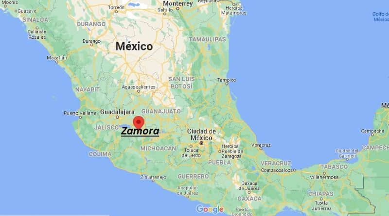 ¿Dónde está Zamora de Hidalgo en México