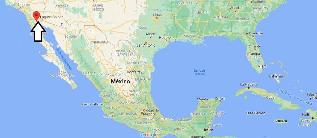 ¿Dónde está la Laguna Salada Mexico