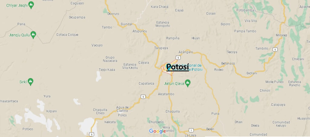 ¿Dónde está ubicada Potosí