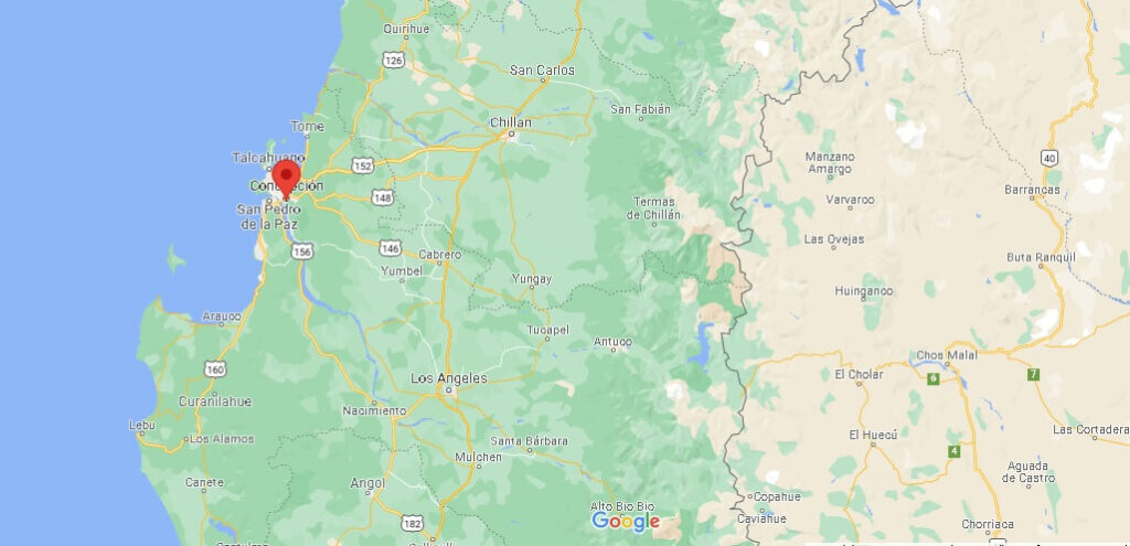 ¿Dónde está ubicada la ciudad de Concepción