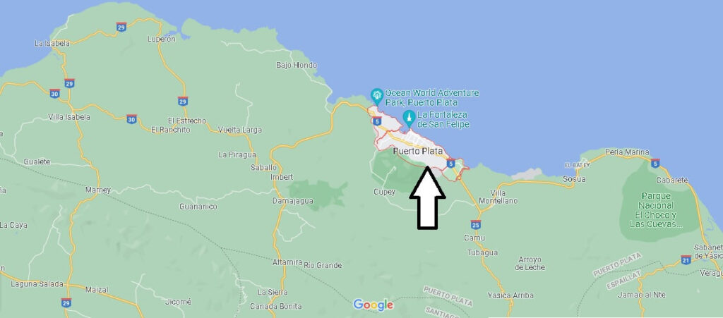 ¿Dónde está ubicada la provincia de Puerto Plata