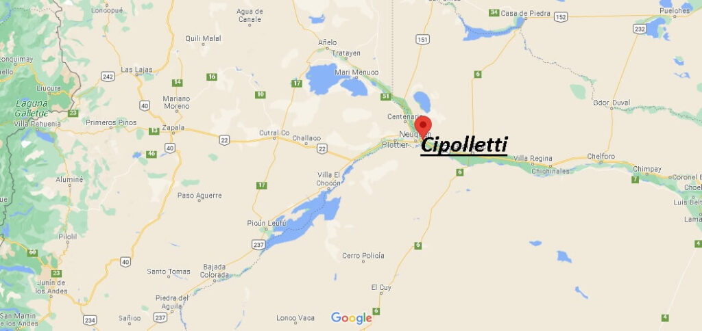 ¿Dónde queda Cipolletti Provincia de Buenos Aires
