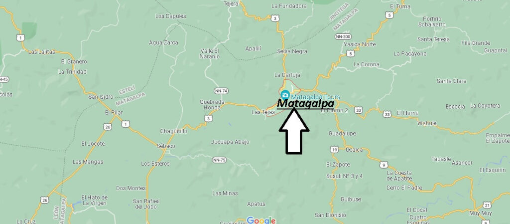 ¿Dónde queda Matagalpa en qué país