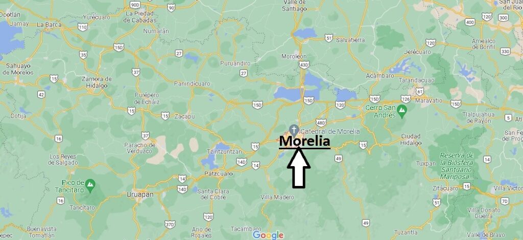 ¿Dónde se localiza Morelia