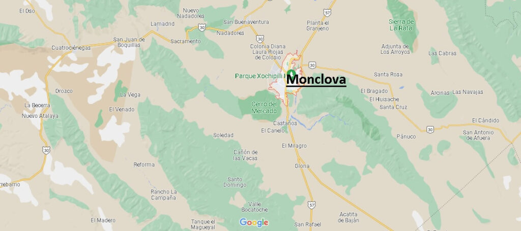 ¿Dónde se ubica Monclova Coahuila