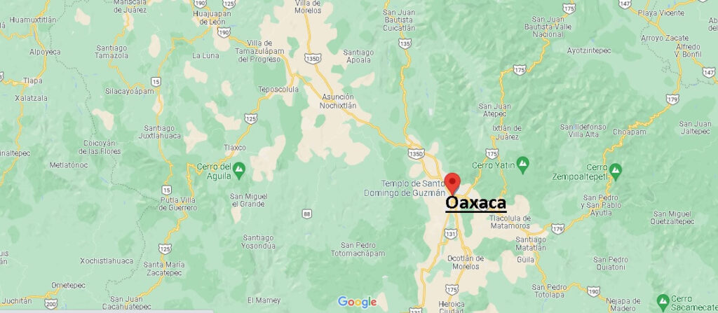 ¿Dónde se ubica el estado de Oaxaca