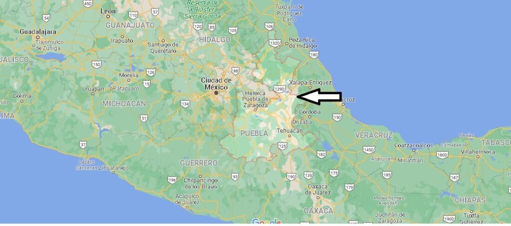 ¿Dónde se ubica el estado de Puebla