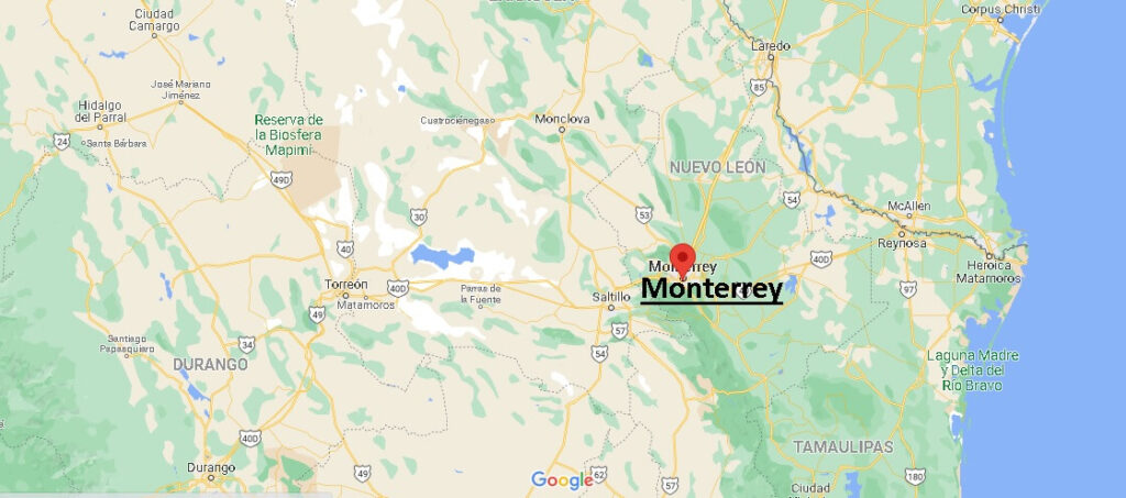 ¿Dónde se ubica la ciudad de Monterrey