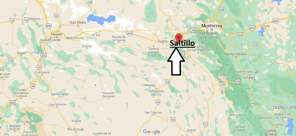 ¿Dónde se ubica la ciudad de Saltillo