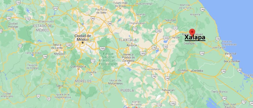 ¿Dónde se ubica la ciudad de Xalapa