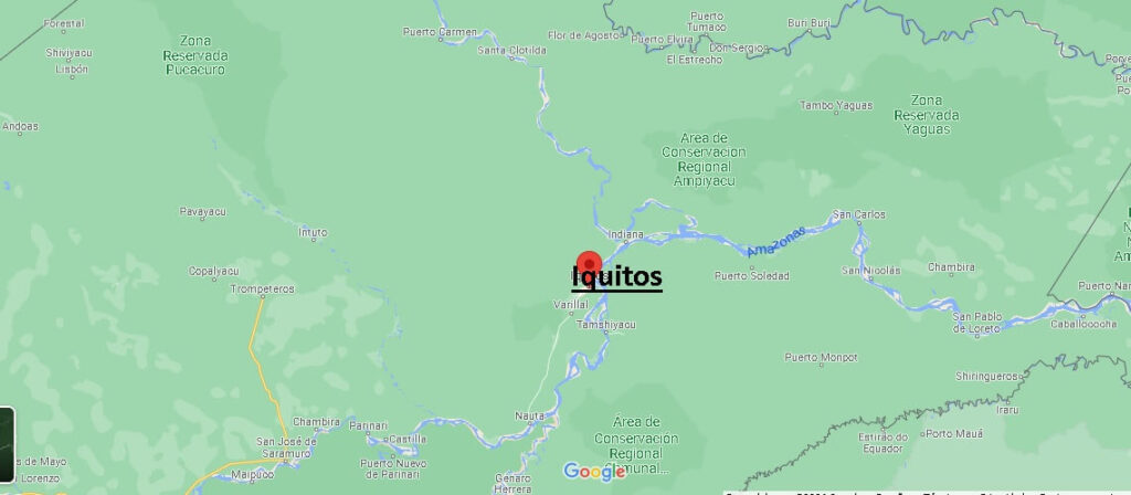 ¿Dónde se ubica selva en Iquitos Perú