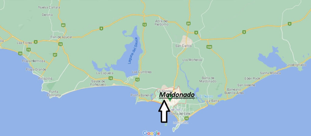 ¿Dónde ubica el Maldonado (Uruguay)