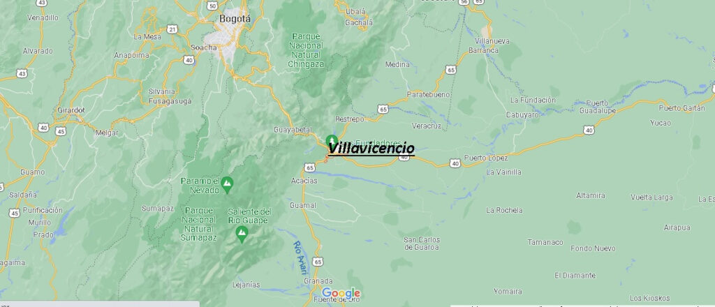 ¿Qué país queda Villavicencio