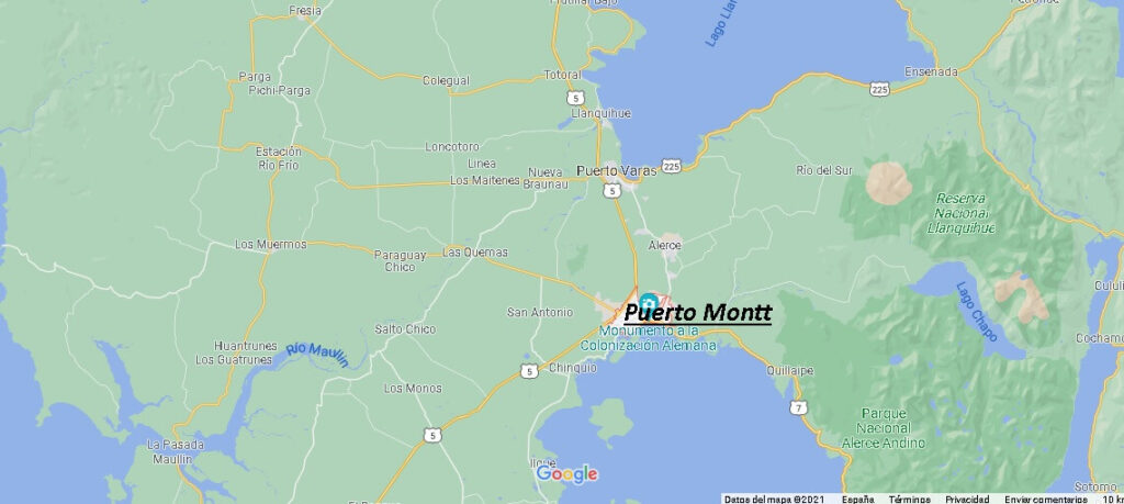 ¿Qué parte de Chile queda Puerto Montt