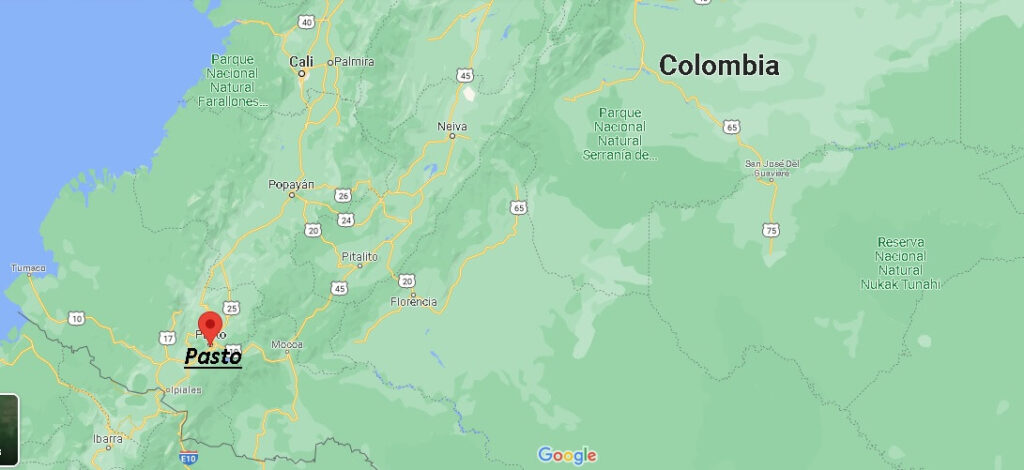 ¿Qué parte de Colombia queda Pasto