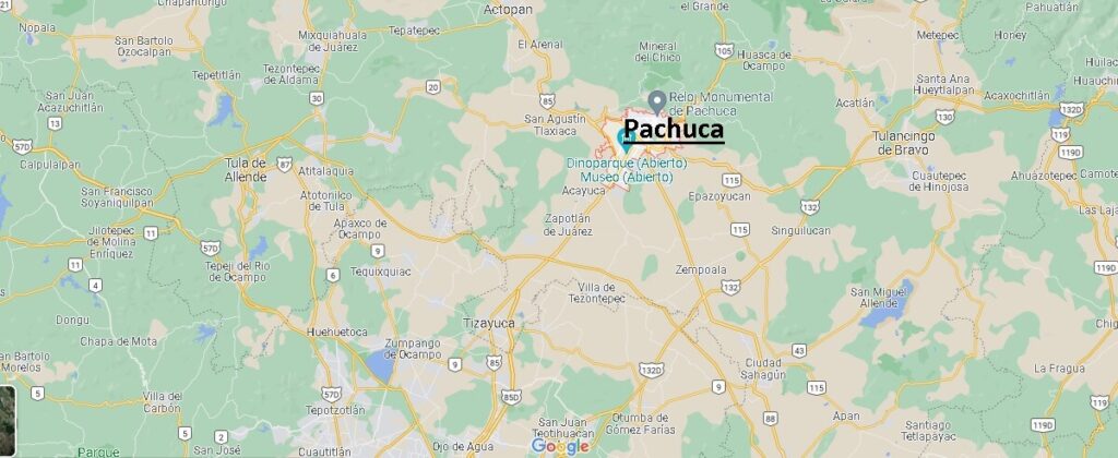¿Qué region es Pachuca Hidalgo