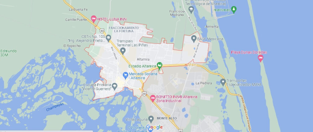Mapa Altamira
