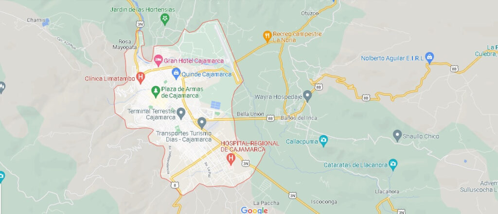 Mapa Cajamarca