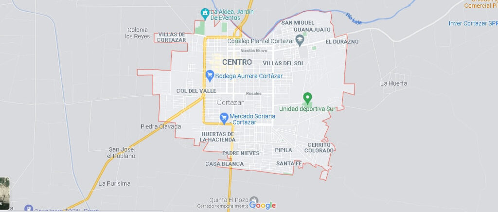Mapa Cortazar